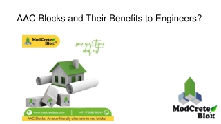 AAC Blocks and Their Benefits to Engineers?