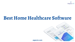 Best Home Healthcare Software | AspectN