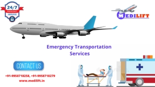 Want to Transfer the Patient via Air Ambulance from Ranchi or Varanasi