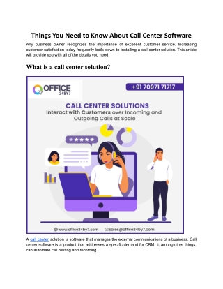 Things You Need to Know About Call Center software (1).docx