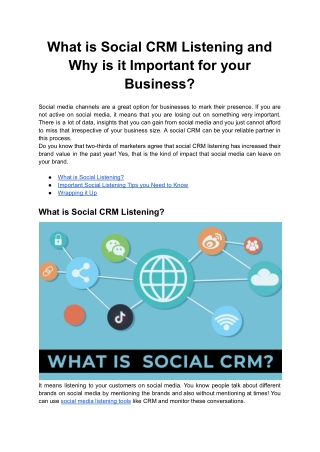 What is Social CRM Listening and Why is it Important for your Business_.docx