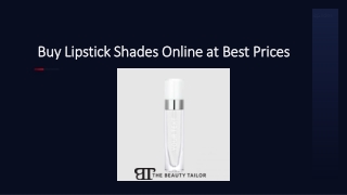 Buy Lipstick Shades Online at Best Prices