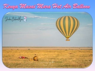 Kenya Masai Mara Hot Air Balloon