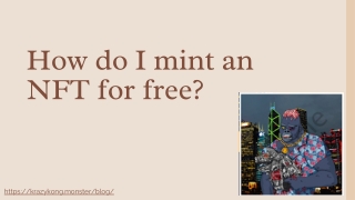 How do I mint an NFT for free