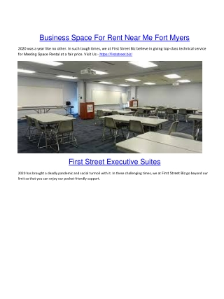 Business Space For Rent Near Me Fort Myers