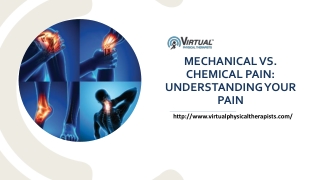 MECHANICAL VS. CHEMICAL PAIN UNDERSTANDING YOUR PAIN
