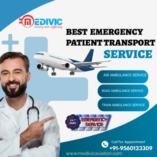 Now Get the Comprehensive Air Ambulance in Dimapur by Medivic at an Actual Cost
