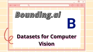 Datasets for Computer Vision - bounding.ai