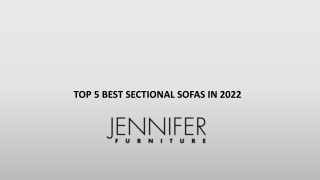 TOP 5 BEST SECTIONAL SOFAS IN 2022