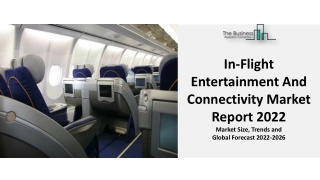 In-Flight Entertainment And Connectivity Market Growth Analysis through 2031