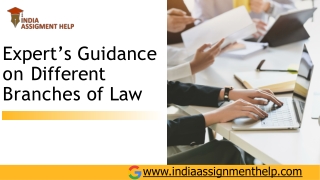 Best Law Assignment Help in India by Experts
