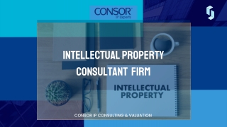 IP Consulting Firms |  CONSOR IP Consulting & Valuation