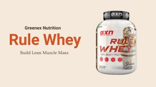 Buy Rule Whey in India to Complete Amino Acids Deficiency