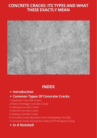 Concrete Cracks Its Types And What These Exactly Mean