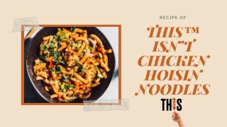 Recipe of Chicken Hoisin Noodles