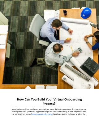 How Can You Build Your Virtual Onboarding Process?