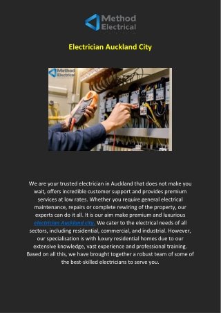 Electrician Auckland City