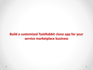 Taskrabbit clone app