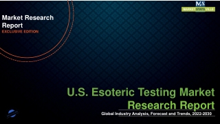 U.S. Esoteric Testing Market to Observe Exponential Growth By 2021-2027