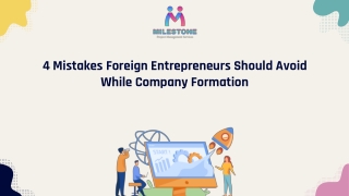 4 Mistakes Foreign Entrepreneurs Should Avoid While Company Formation in Dubai