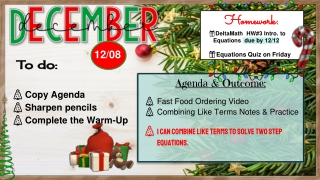 Combining Like Terms Pre-Algebra
