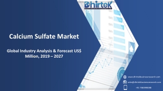 Calcium Sulfate Market
