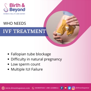 Who needs IVF treatment | Best Gynecologist in HSR Layout | Dr. Sunita Pawar