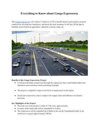 Everything to Know about Ganga Expressway.docx