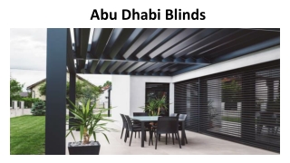 Abu Dhabi Blinds