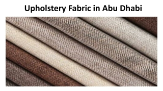Upholstery Fabrics in Dubai