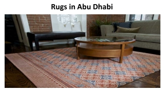 Rugs in abu dhabi