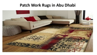 Patch Work Rugs in Abu Dhabi