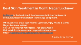 _ Best Skin Treatment in Gomti Nagar Lucknow