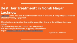 Best Hair Treatmentt in Gomti Nagar Lucknow