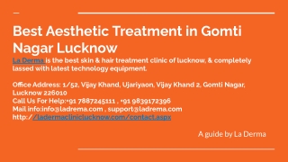 Best Aesthetic Treatment in Gomti Nagar Lucknow