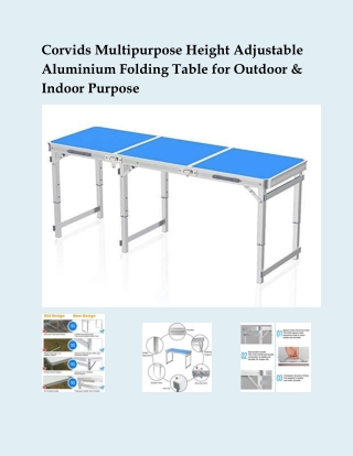 Folding Table And Chairs