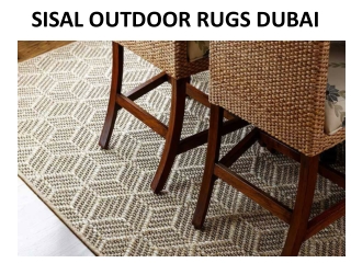 SISAL OUTDOOR RUGS DUBAI