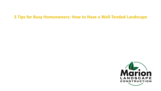 Get the best landscaping services in Marin County through Marionlandscaping