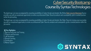 Cyber Security Bootcamp