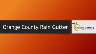 Rain Gutter Replacement Tustin, CA