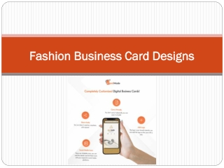 Fashion Business Card Designs