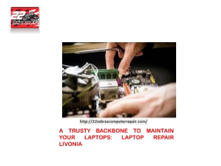 A TRUSTY BACKBONE TO MAINTAIN YOUR LAPTOPS  LAPTOP REPAIR LIVONIA