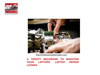 A TRUSTY BACKBONE TO MAINTAIN YOUR LAPTOPS  LAPTOP REPAIR LIVONIA