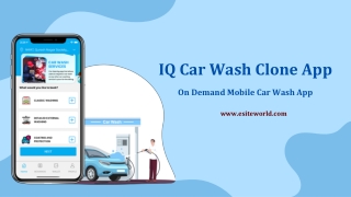 IQ Car Wash Clone App