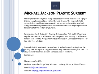 Michael Jackson Plastic Surgery