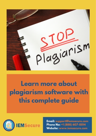 Learn more about plagiarism software with this complete guide