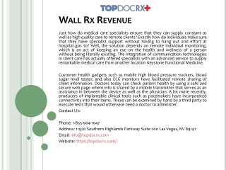 Wall Rx Revenue