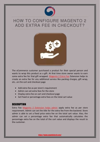 How To Configure Magento 2 Add Extra Fee In Checkout
