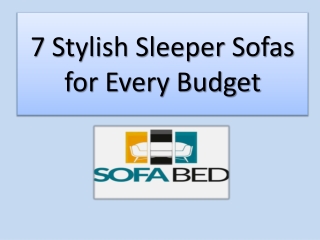 7 Stylish Sleeper Sofas for Every Budget