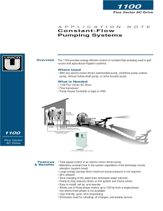 Energy-efficient control of constant-flow pumping systems